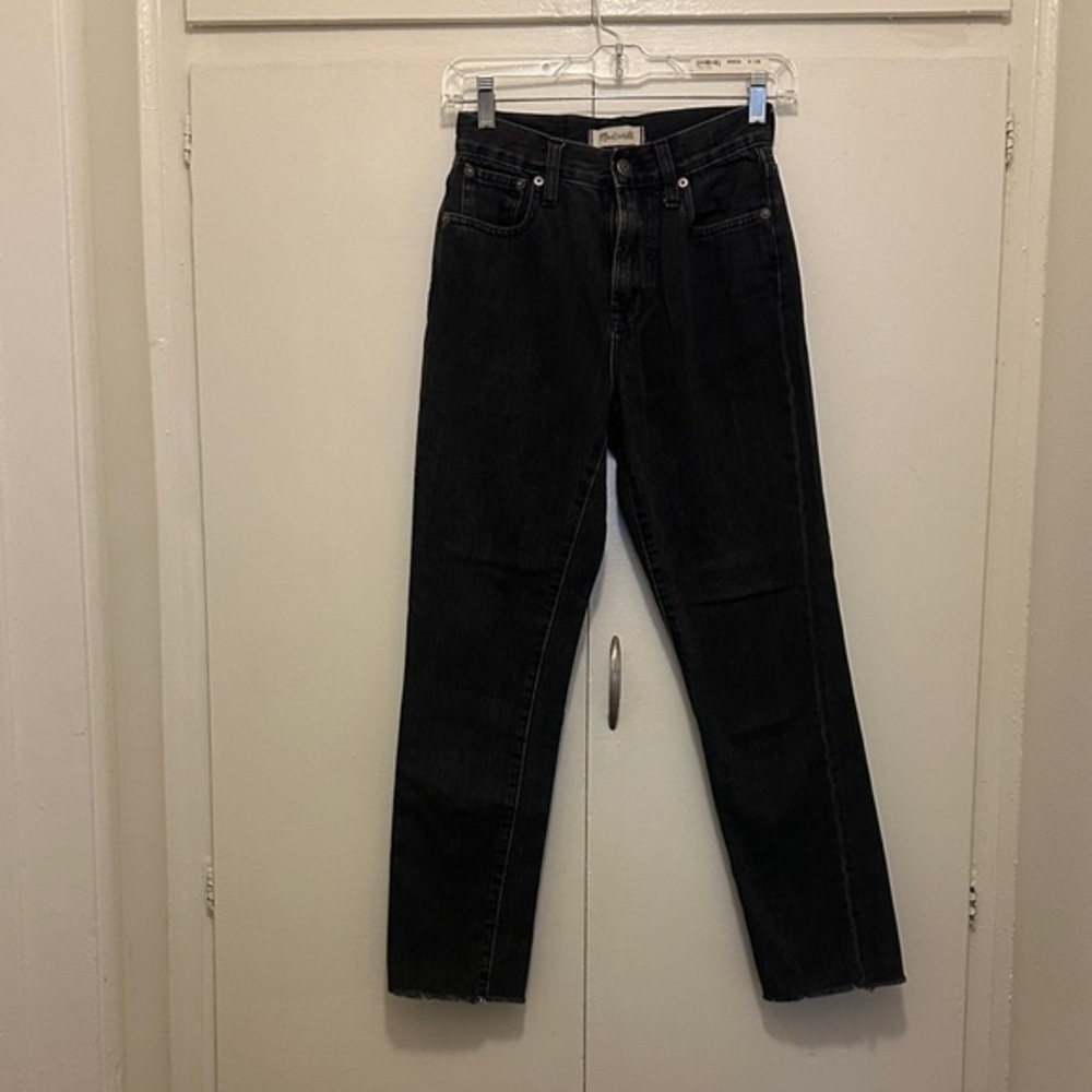 Madewell Men's Black Straight Jeans
